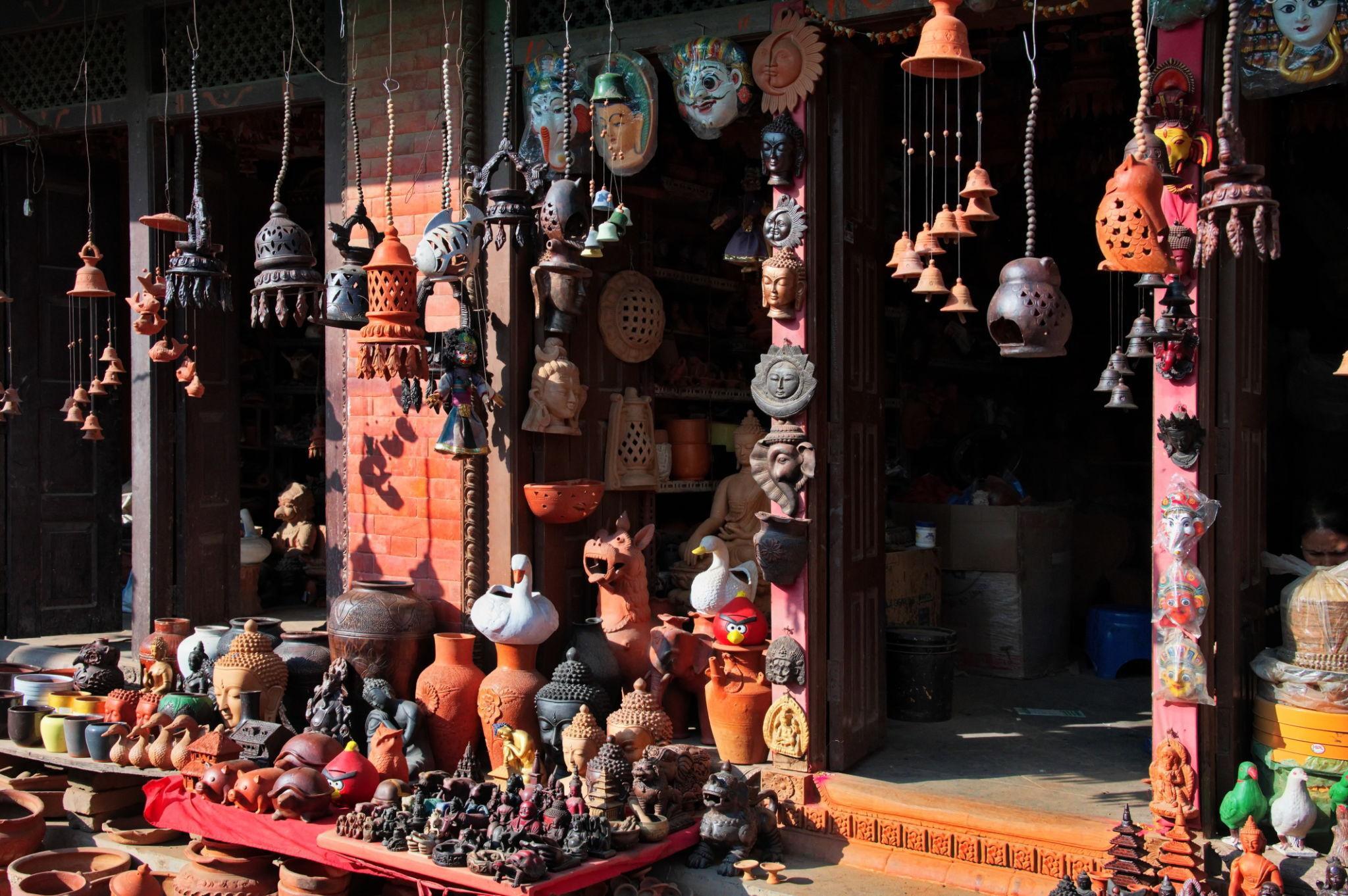 Nyatapola Temple in Bhaktapur, Nepal’s tallest pagoda-style temple, known for its five-tier structure, guardian statues, and cultural significance.