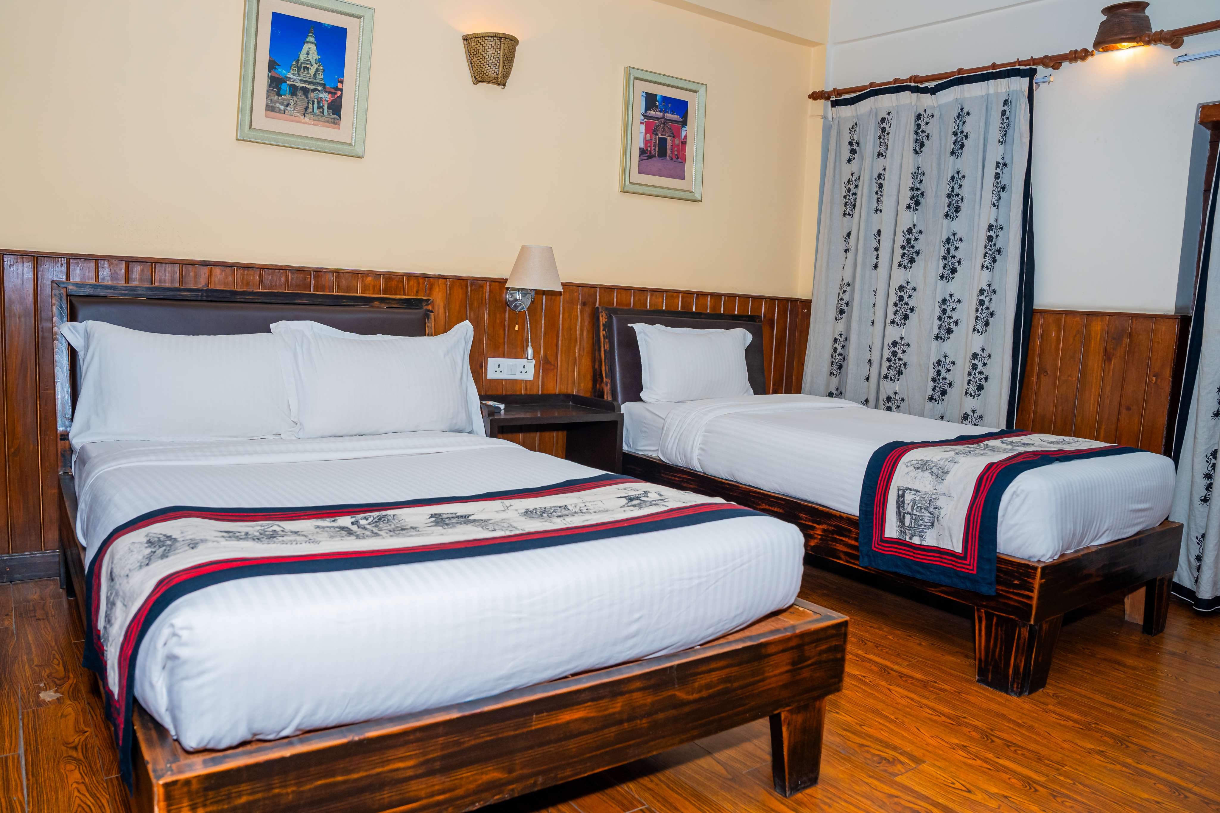 Hotel Yechu's Family Deluxe Room with 2 King Beds, peaceful stay and very luxury amenities with the room.